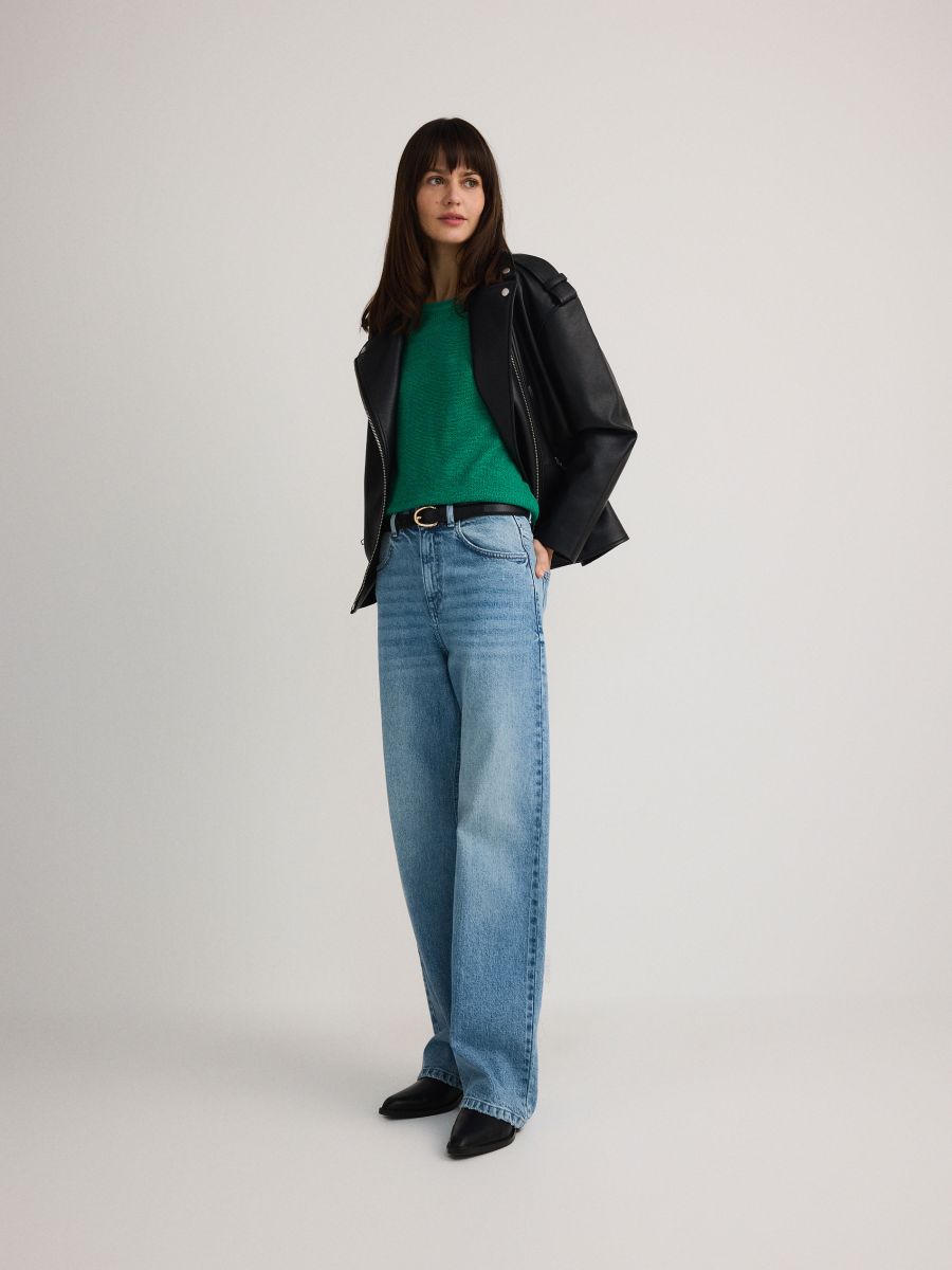 Plain jumper - green - RESERVED - 3