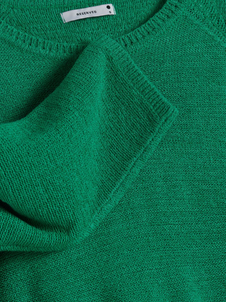 Plain jumper - green - RESERVED - 6