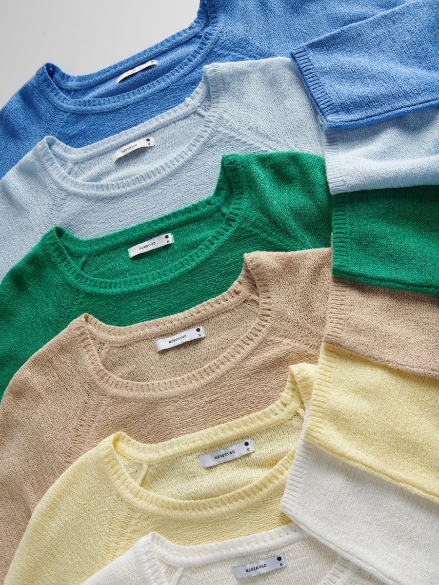 Plain jumper - green - RESERVED - 7