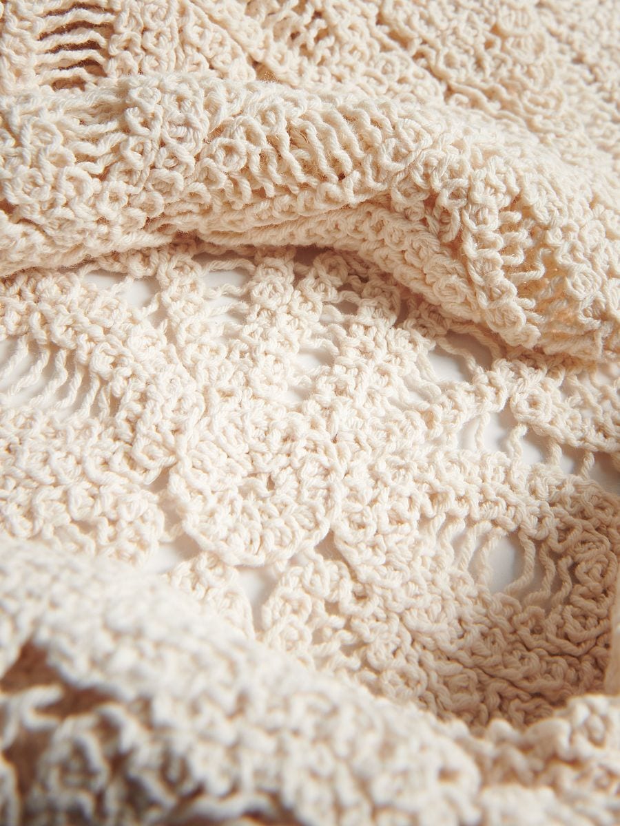 Openwork top - wheat - RESERVED - 2