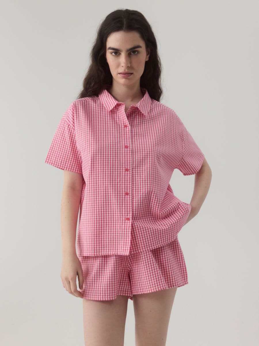 Two piece cotton pyjama set - orchid - RESERVED - 3