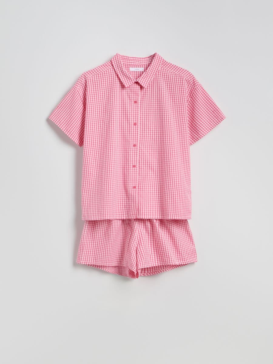 Two piece cotton pyjama set - orchid - RESERVED - 6