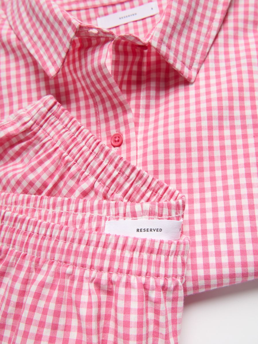 Two piece cotton pyjama set - orchid - RESERVED - 7