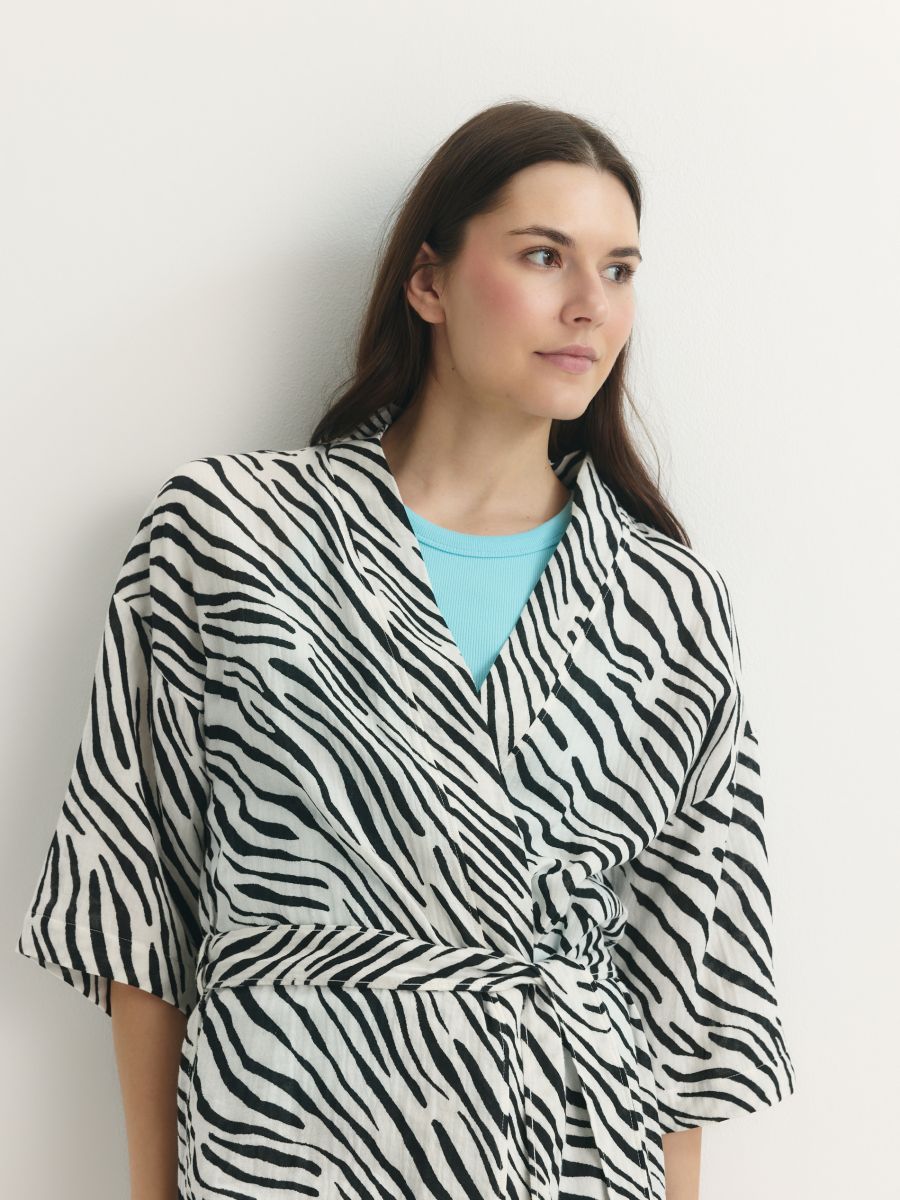 LADIES` DRESSING GOWN - Multicolore - RESERVED - 3