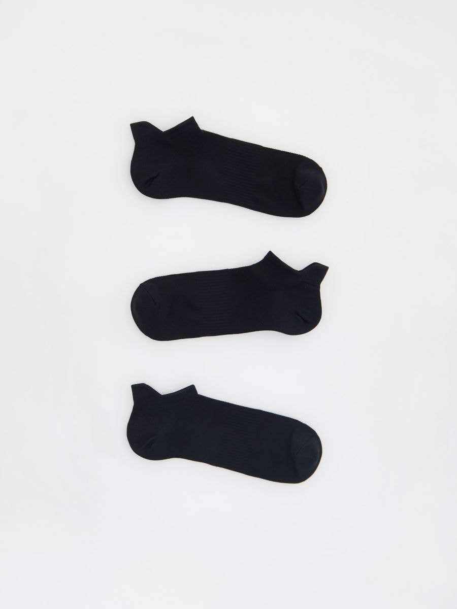 Súprava 3 párov ponožiek - čierna - RESERVED