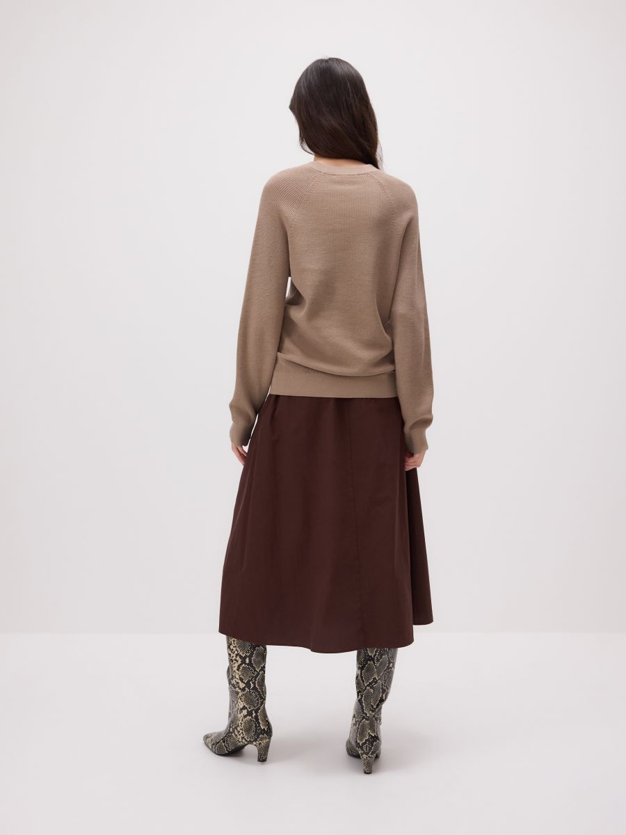Pull en coton - brun café - RESERVED - 5