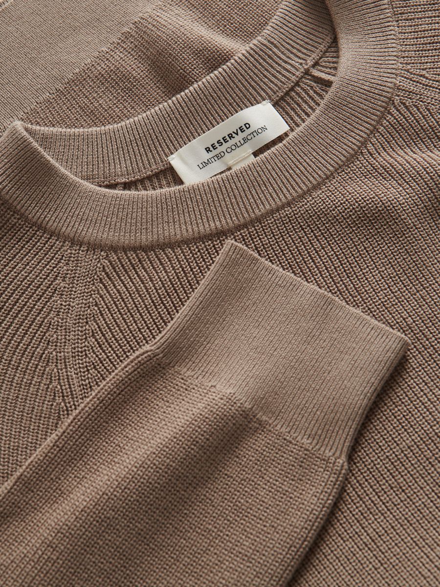 Pull en coton - brun café - RESERVED - 7