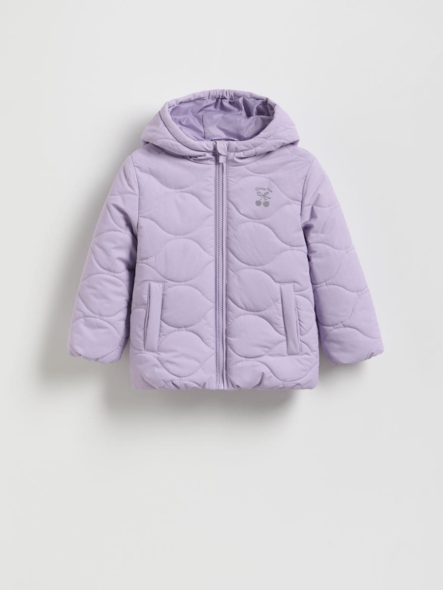 Jacket with contrasting inserts - orchid - RESERVED
