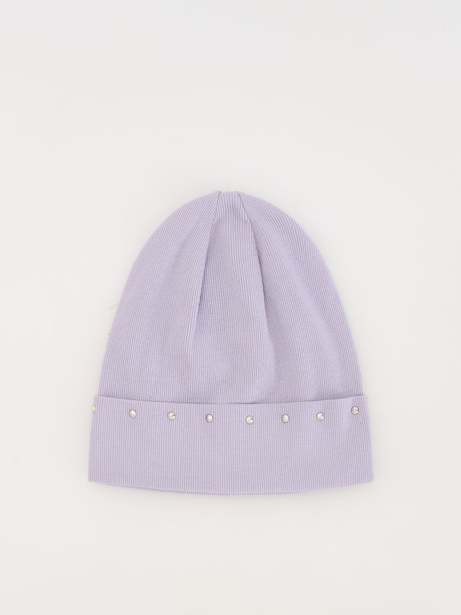 GIRLS` CAP - LAVENDELBLAUW - RESERVED