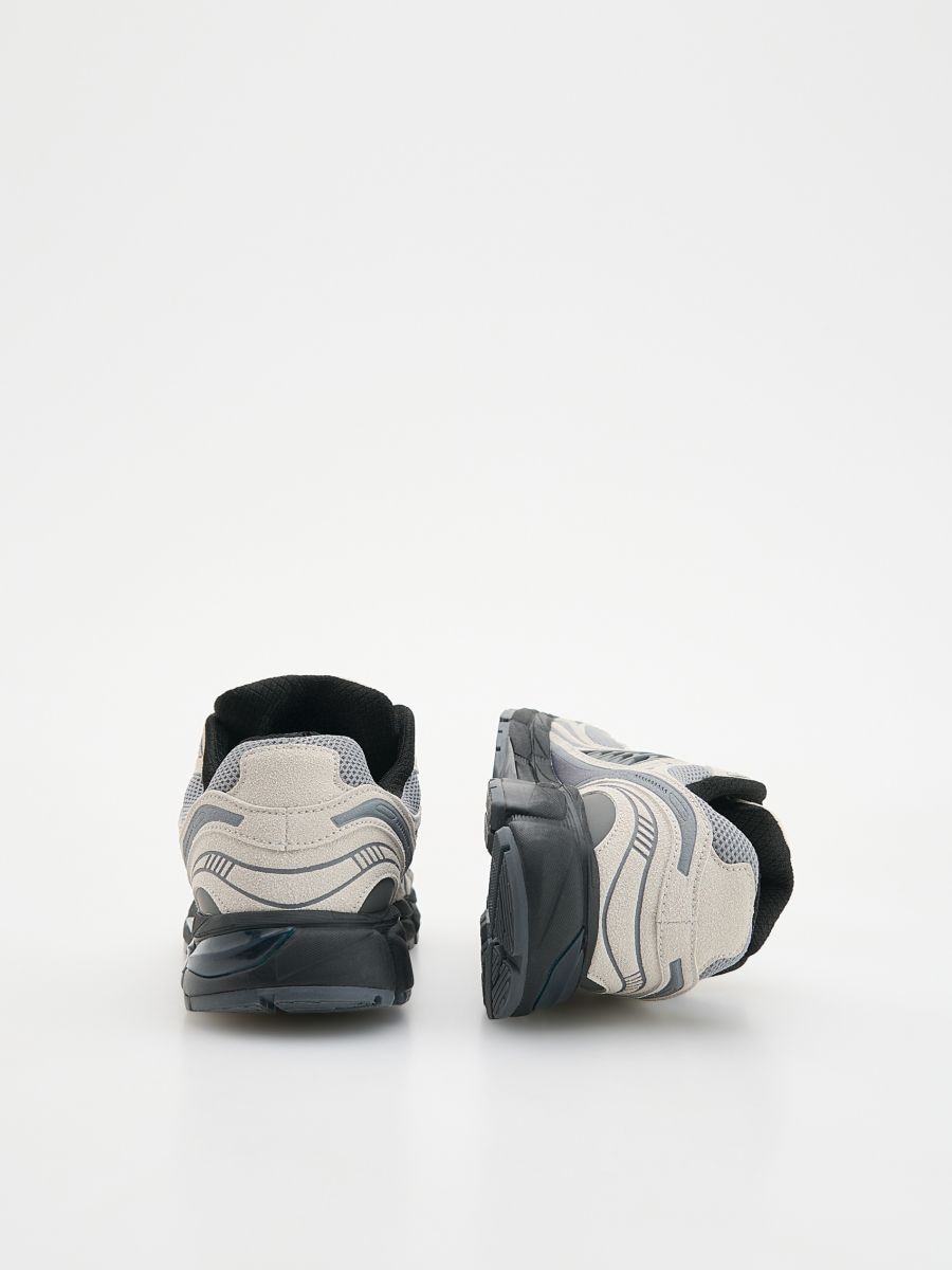 Combined materials sneakers - multicolor - RESERVED - 4