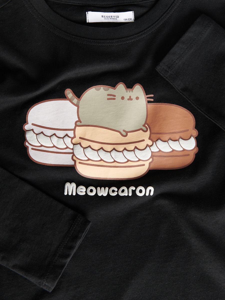 Koszulka PUSHEEN - czarny - RESERVED - 6