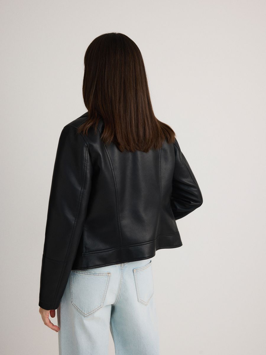 LADIES` OUTER JACKET - ΜΑΥΡΟ - RESERVED - 5