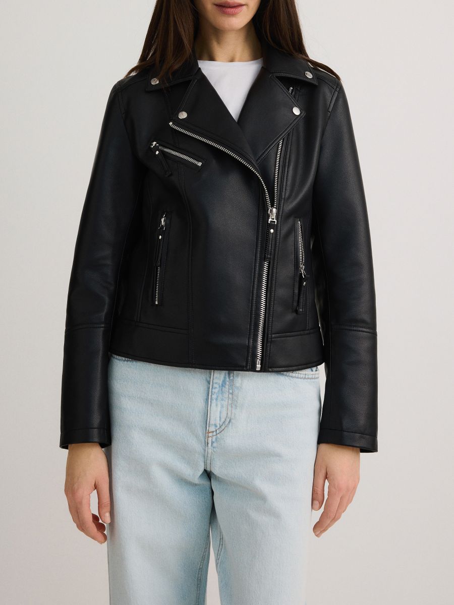 LADIES` OUTER JACKET - ΜΑΥΡΟ - RESERVED - 3