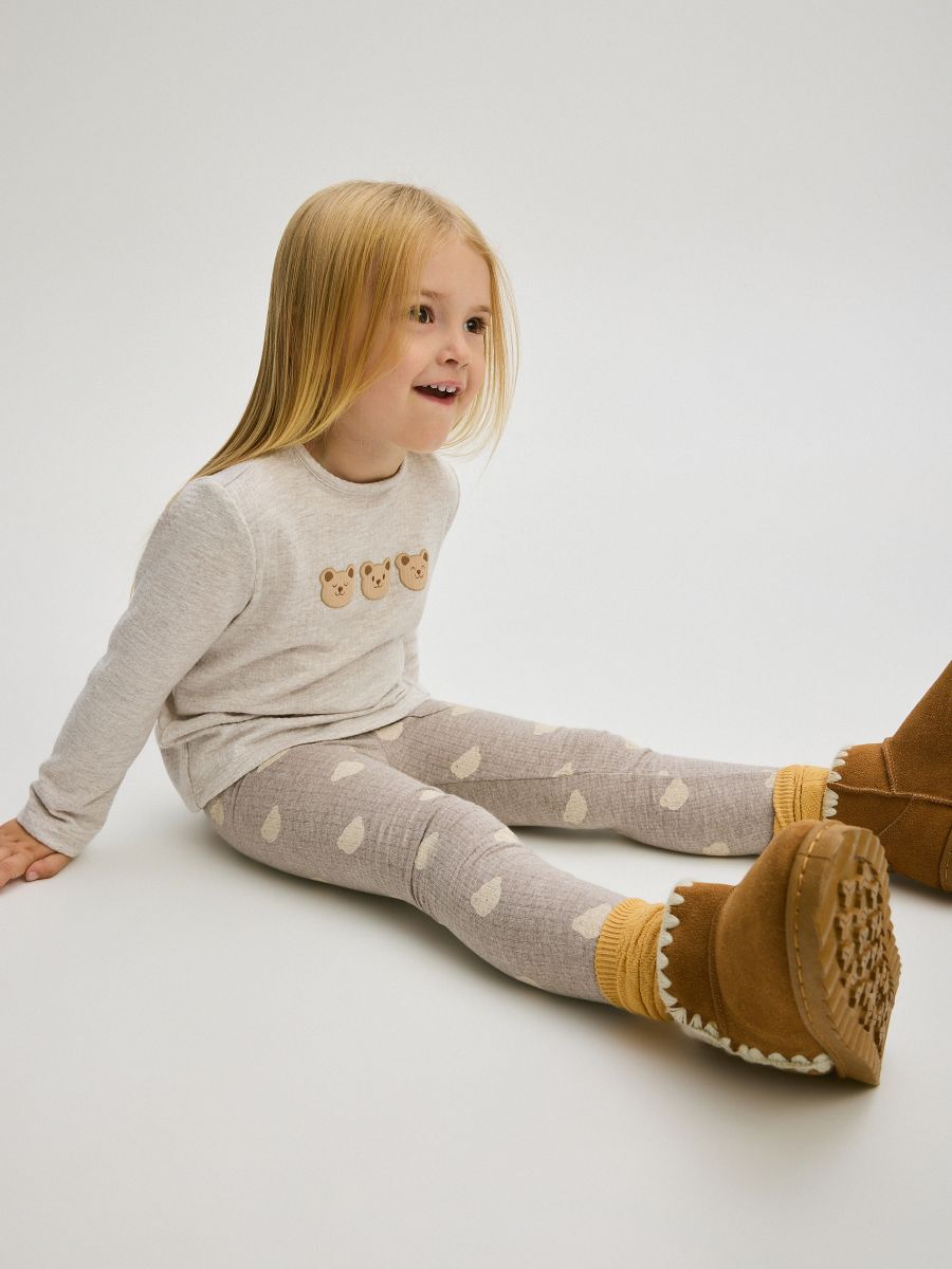 Rebraste legice - beige - RESERVED
