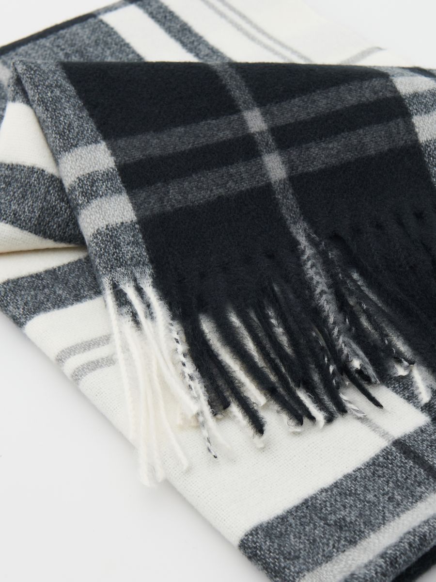 Check scarf - black - RESERVED - 3