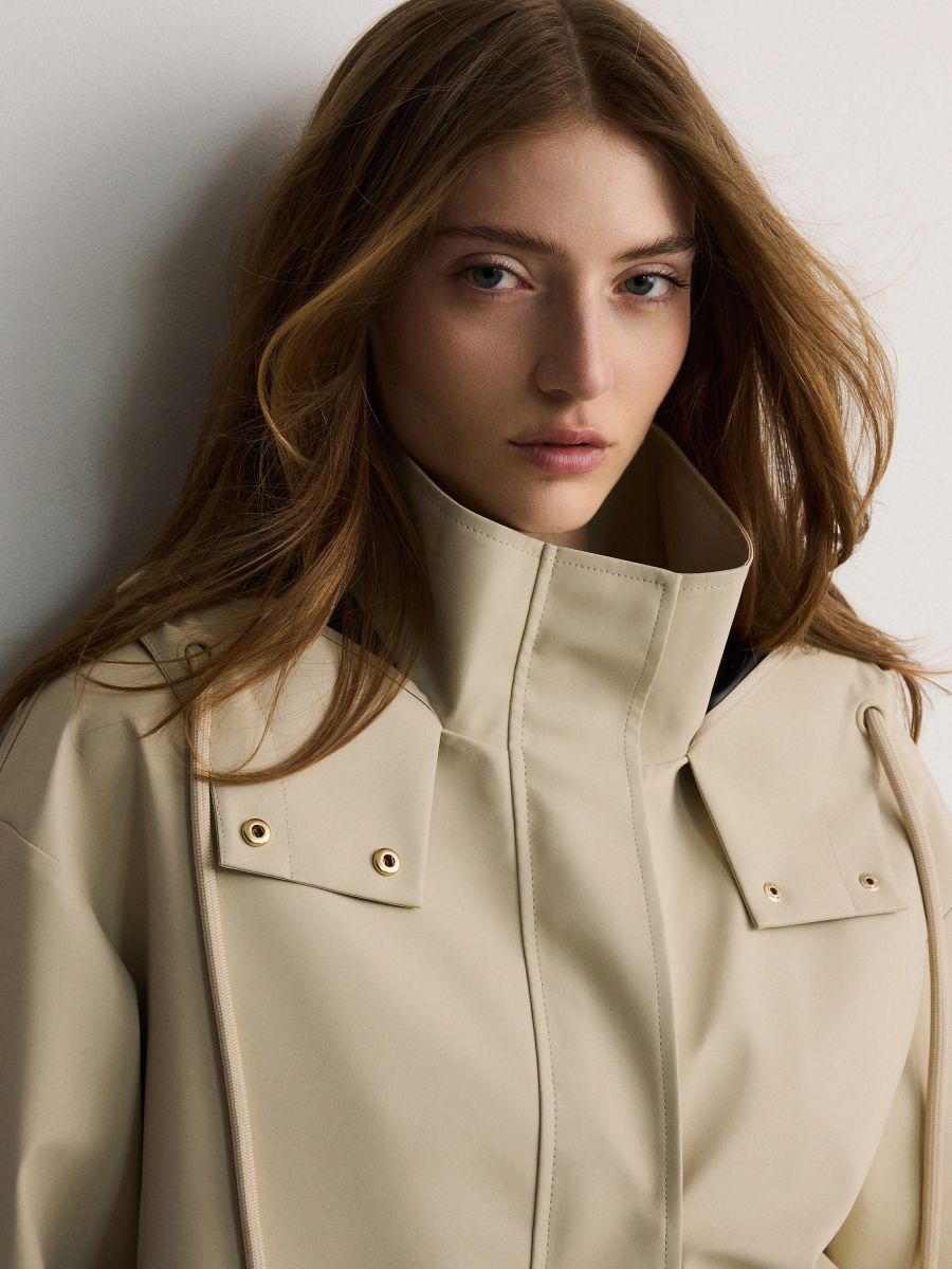 LADIES` COAT - nude - RESERVED - 3