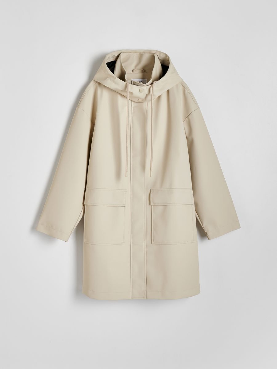 LADIES` COAT - nude - RESERVED - 5