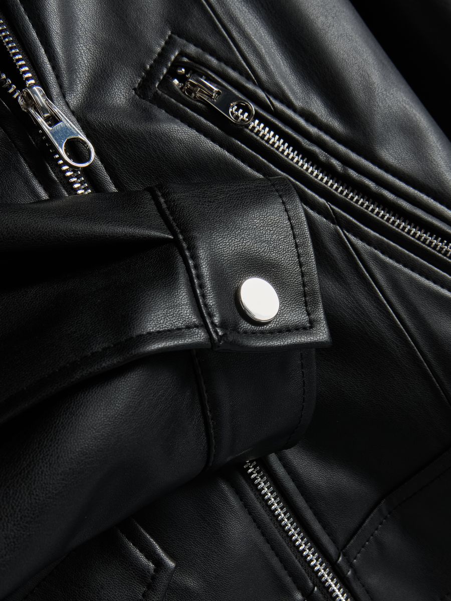 LADIES` OUTER JACKET - ΜΑΥΡΟ - RESERVED - 4