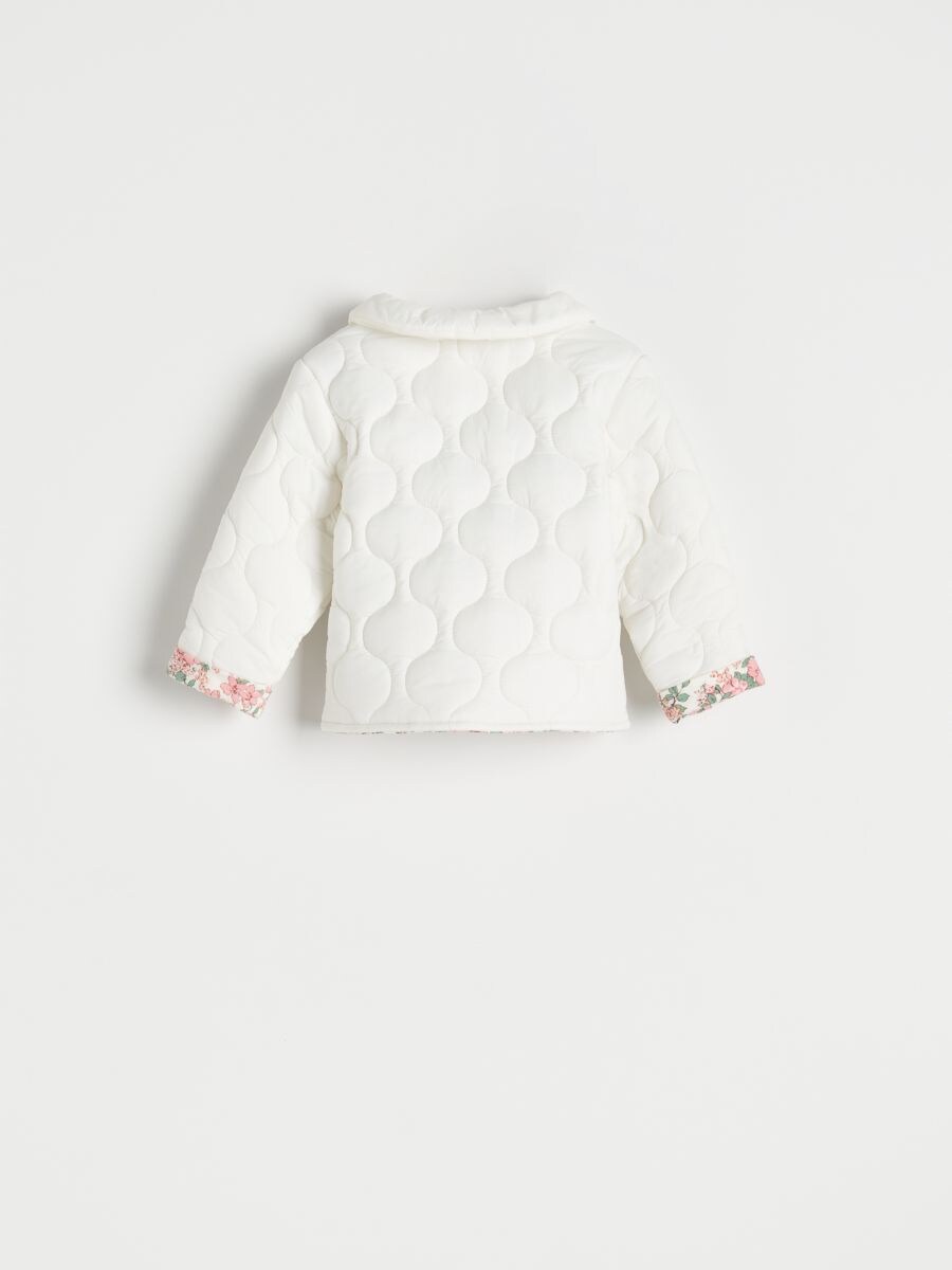 Lightweight quilted jacket - cream - RESERVED - 4