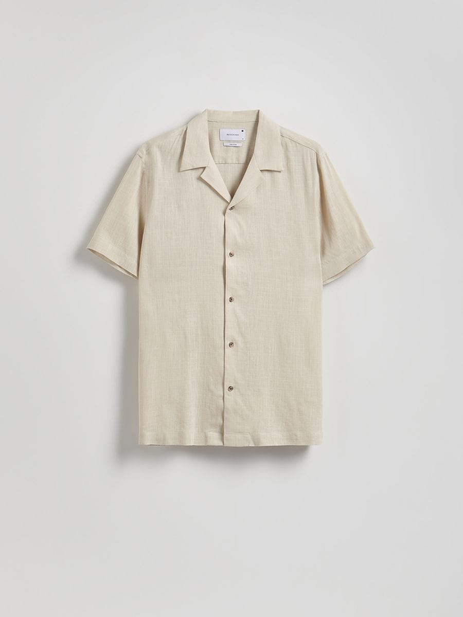 Camicia in misto lino - beige - RESERVED - 7