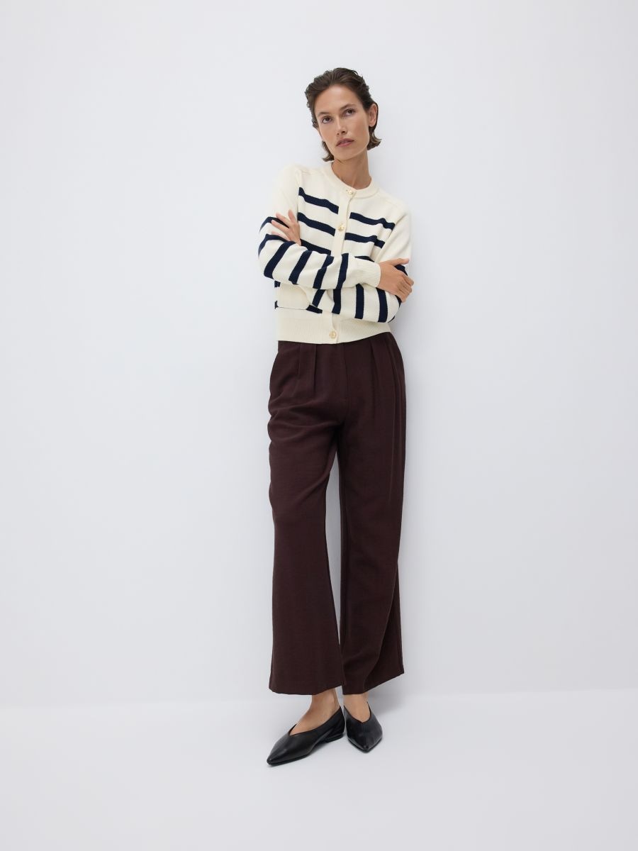 LADIES` SWEATER - marineblau - RESERVED