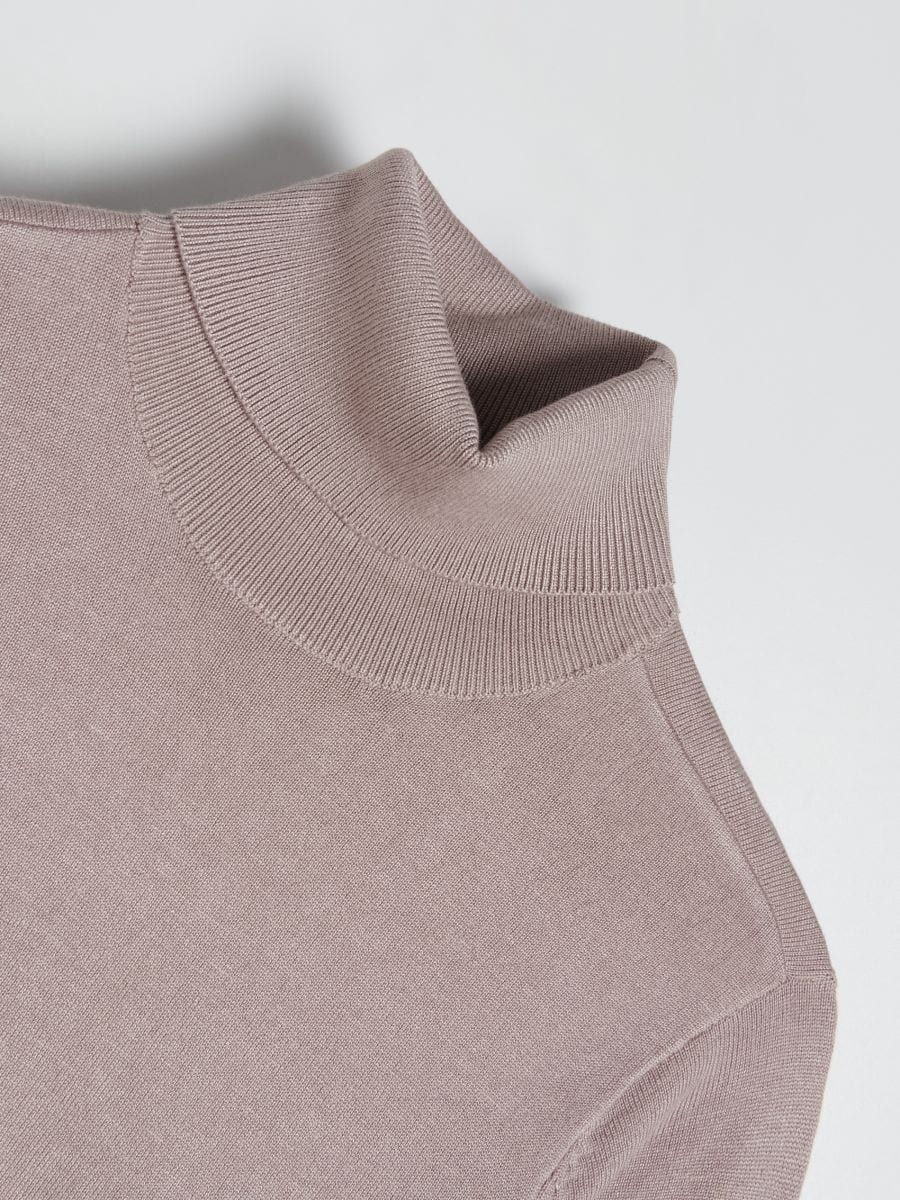 Turtleneck blouse - beige - RESERVED - 4
