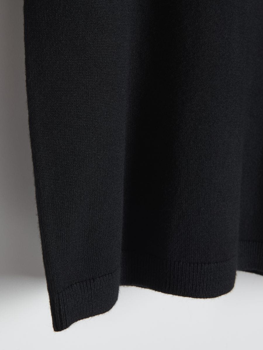 Rollkragenshirt - schwarz - RESERVED - 5