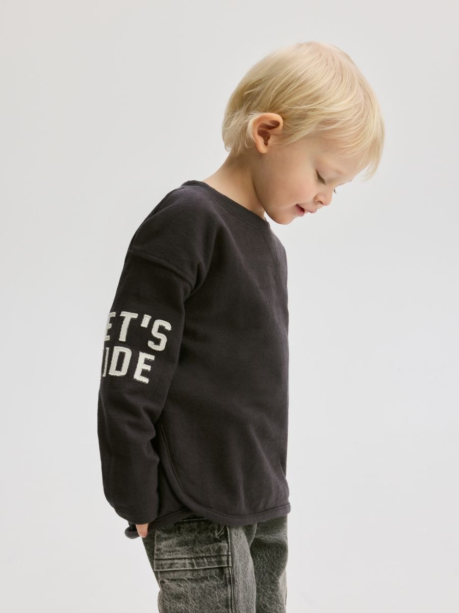Long-sleeve with print - dark grey - RESERVED - 6