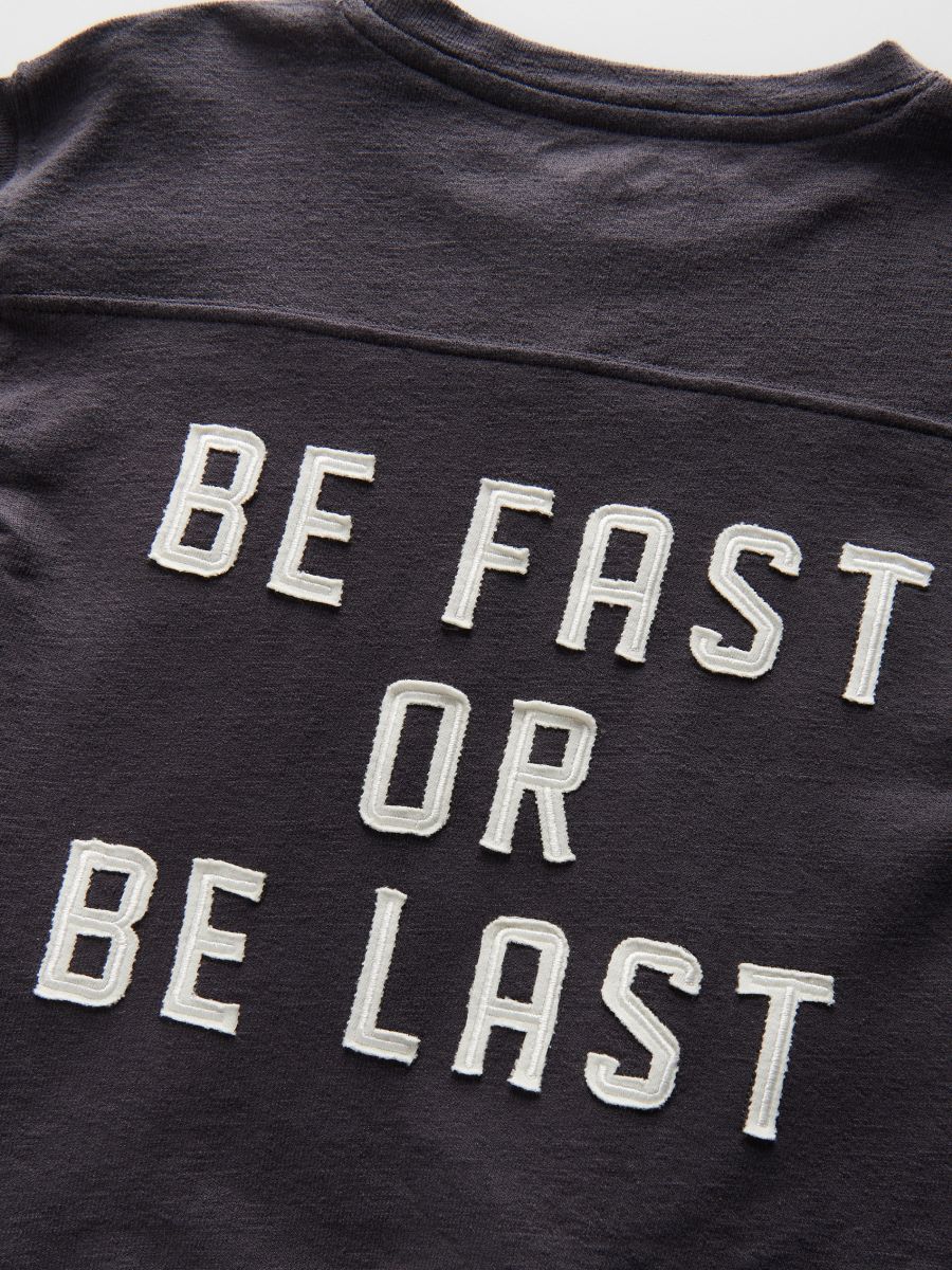 Long-sleeve with print - dark grey - RESERVED - 2