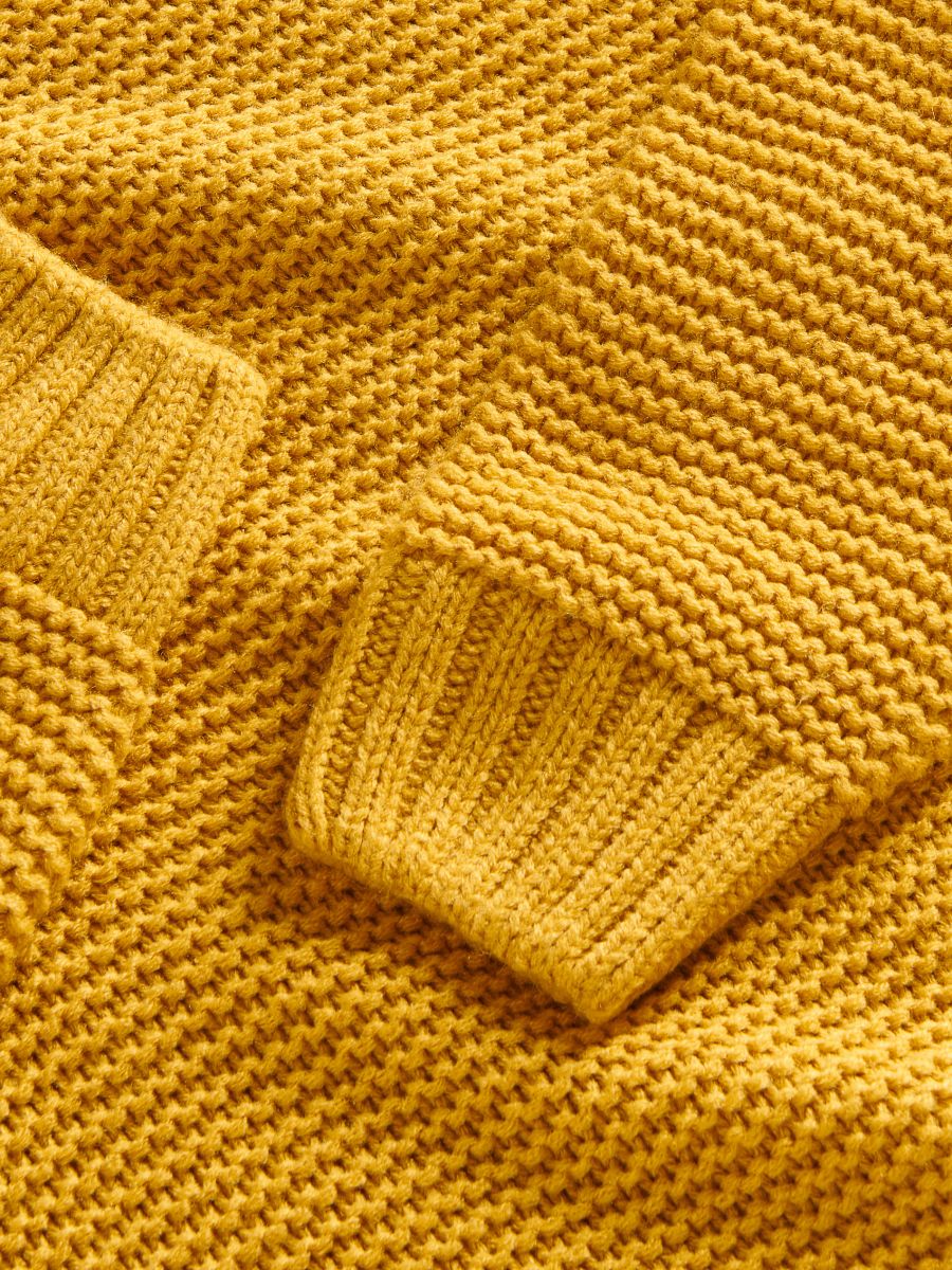 Structural fabric turtleneck jumper - amber - RESERVED - 6