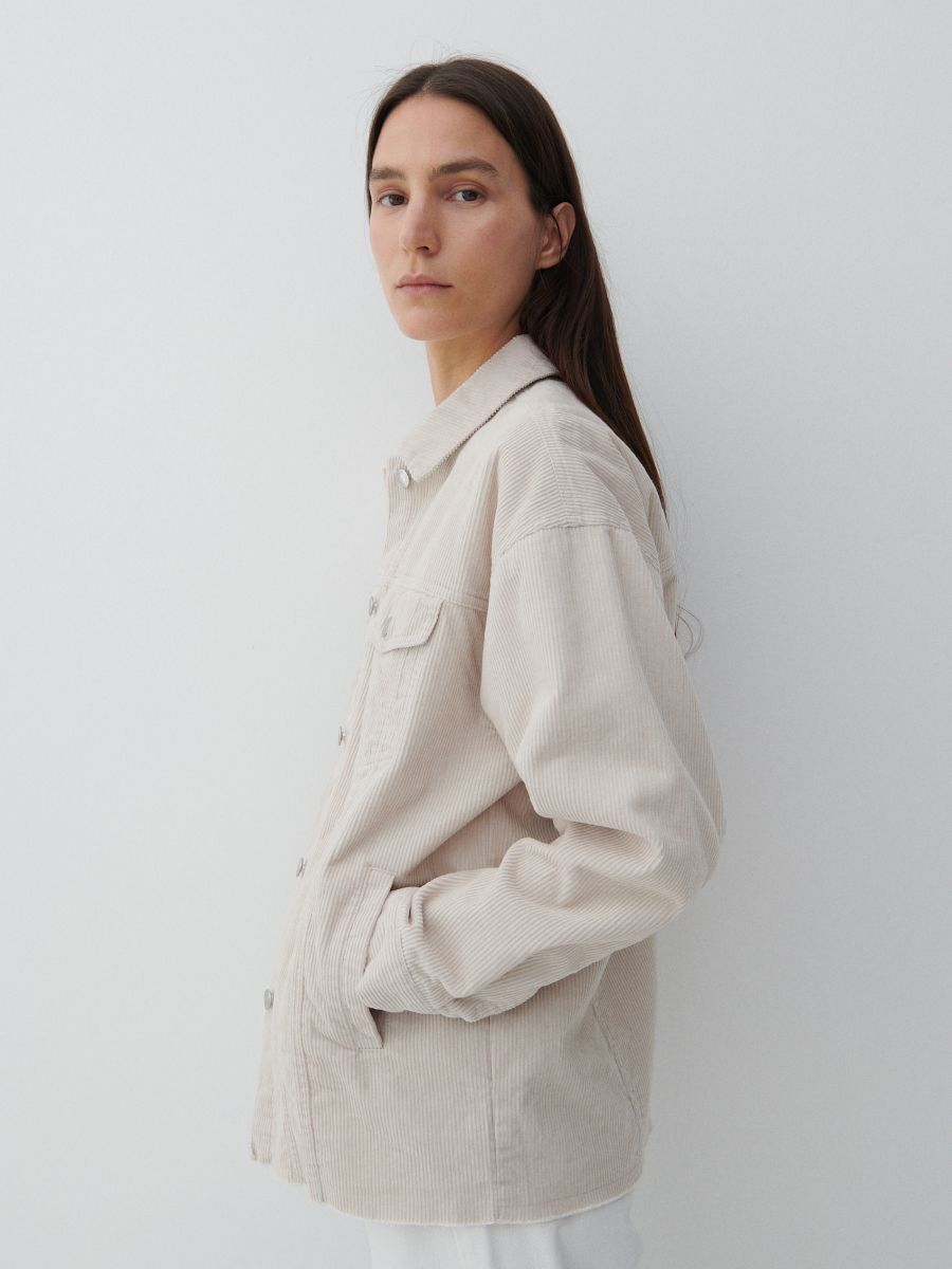 Corduroy jacket - cream - RESERVED - 3