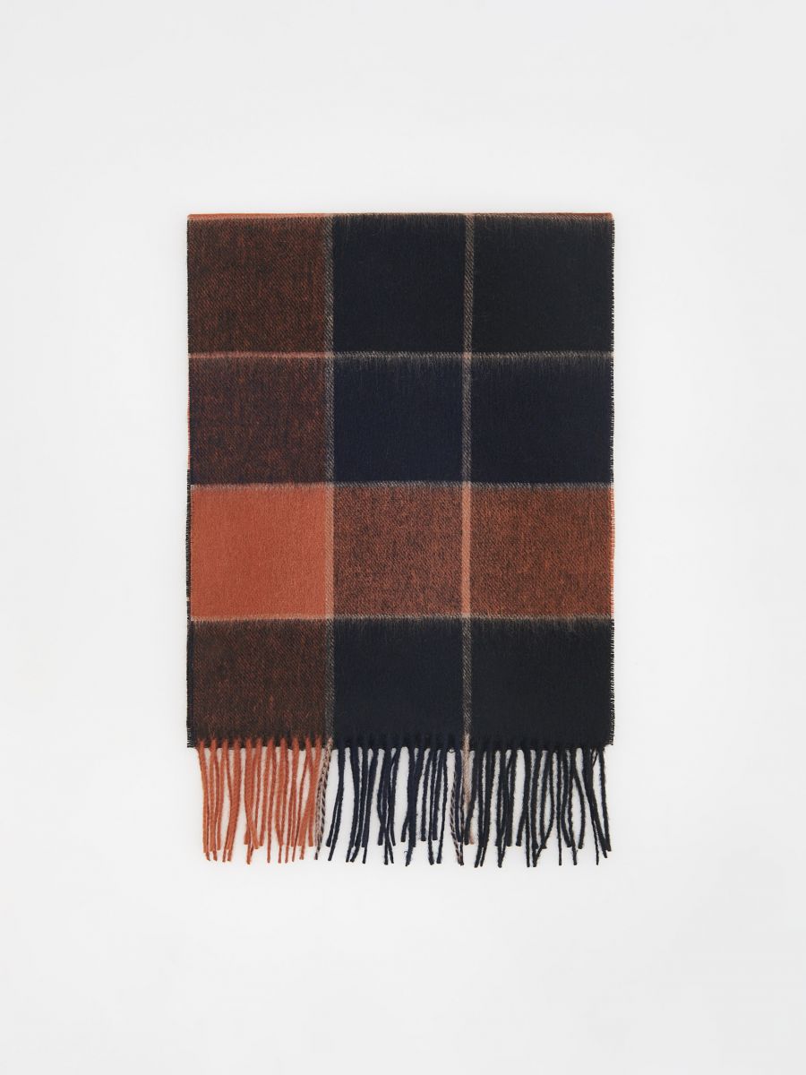 Check wool rich scarf - multicolor - RESERVED - 2