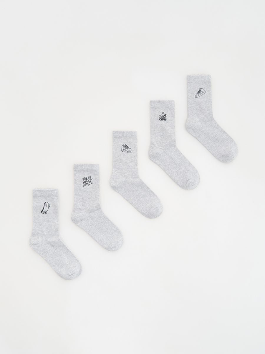 BOYS` SOCKS MULTI - hellgrau - RESERVED