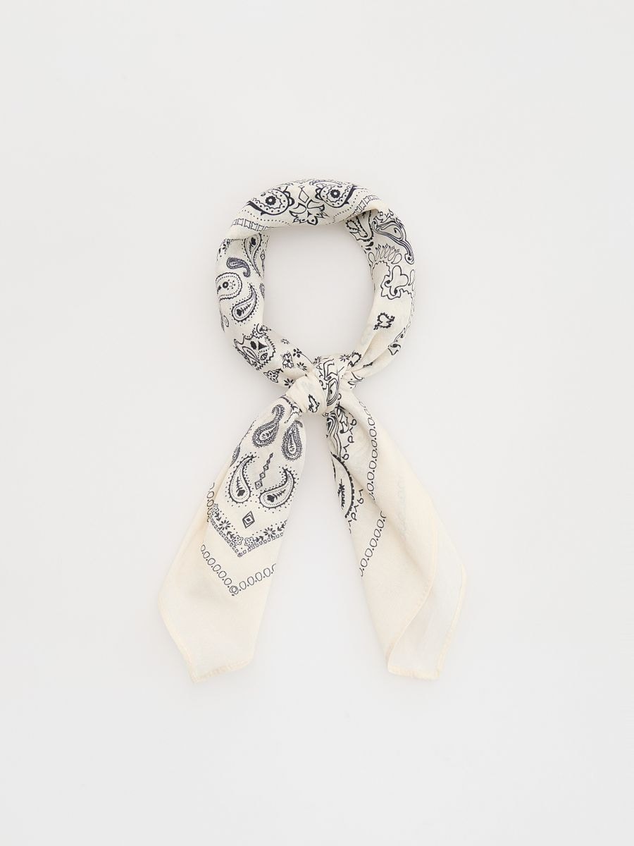 LADIES` SCARF - bela - RESERVED