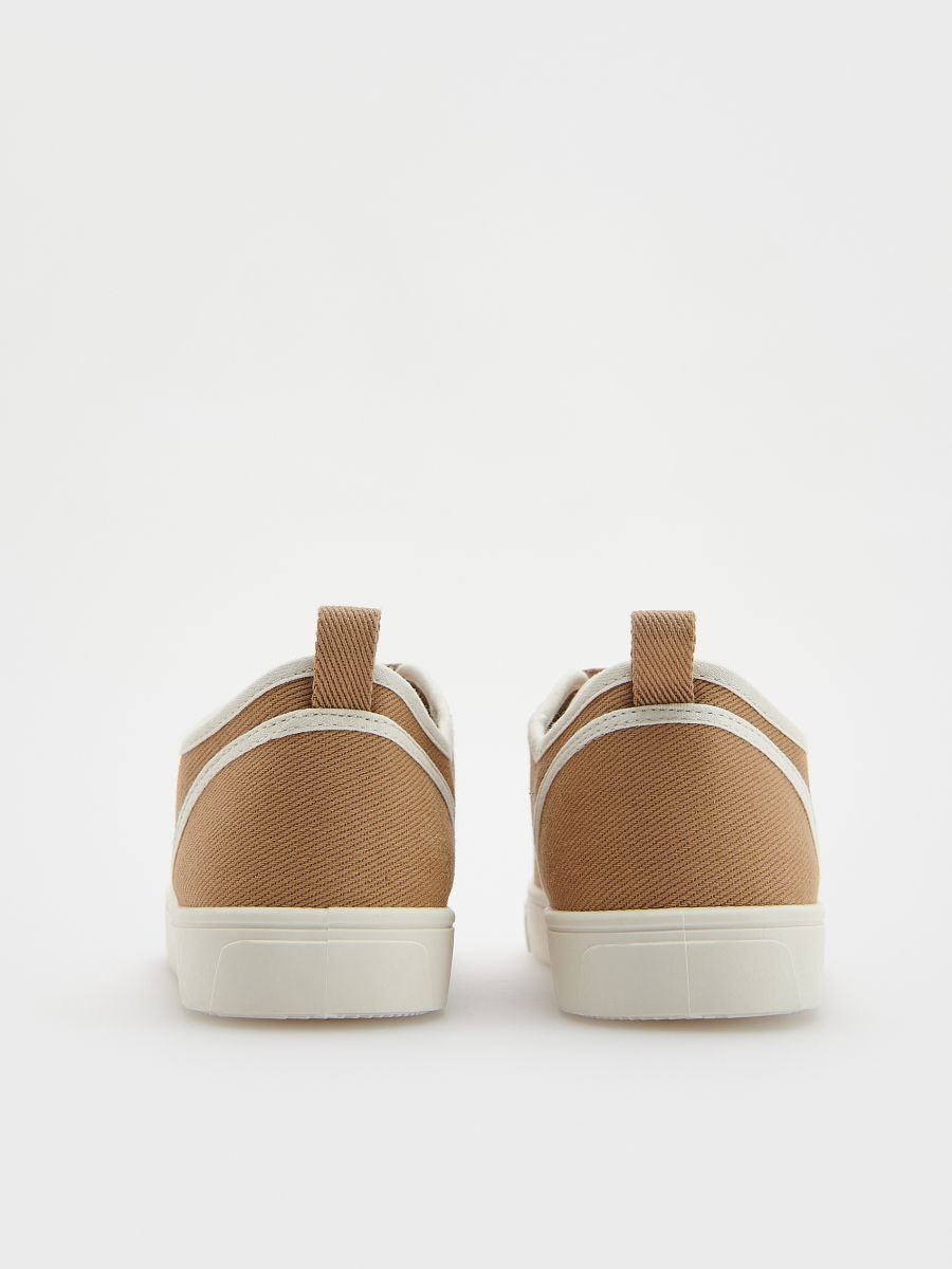 Trainers with Velcro fastening - beige - RESERVED - 4