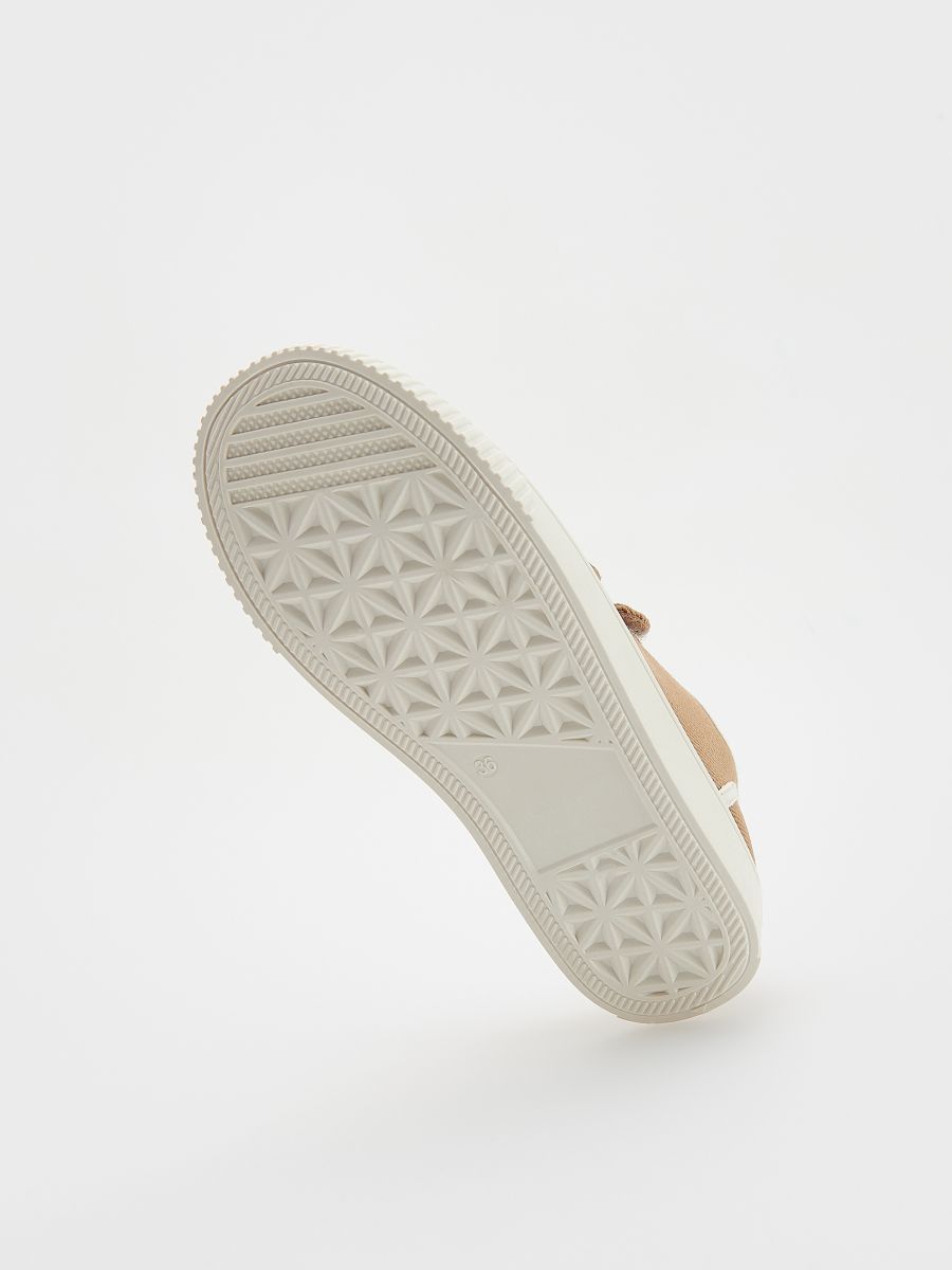 Trainers with Velcro fastening - beige - RESERVED - 5