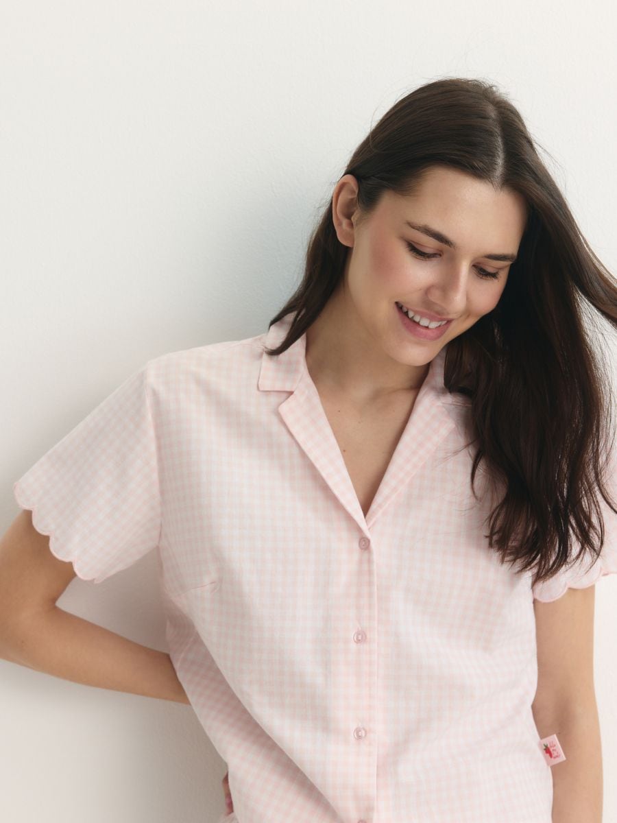 LADIES` PYJAMA - pastel pink - RESERVED - 4