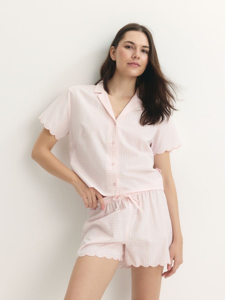 LADIES` PYJAMA - pasztellpink - RESERVED