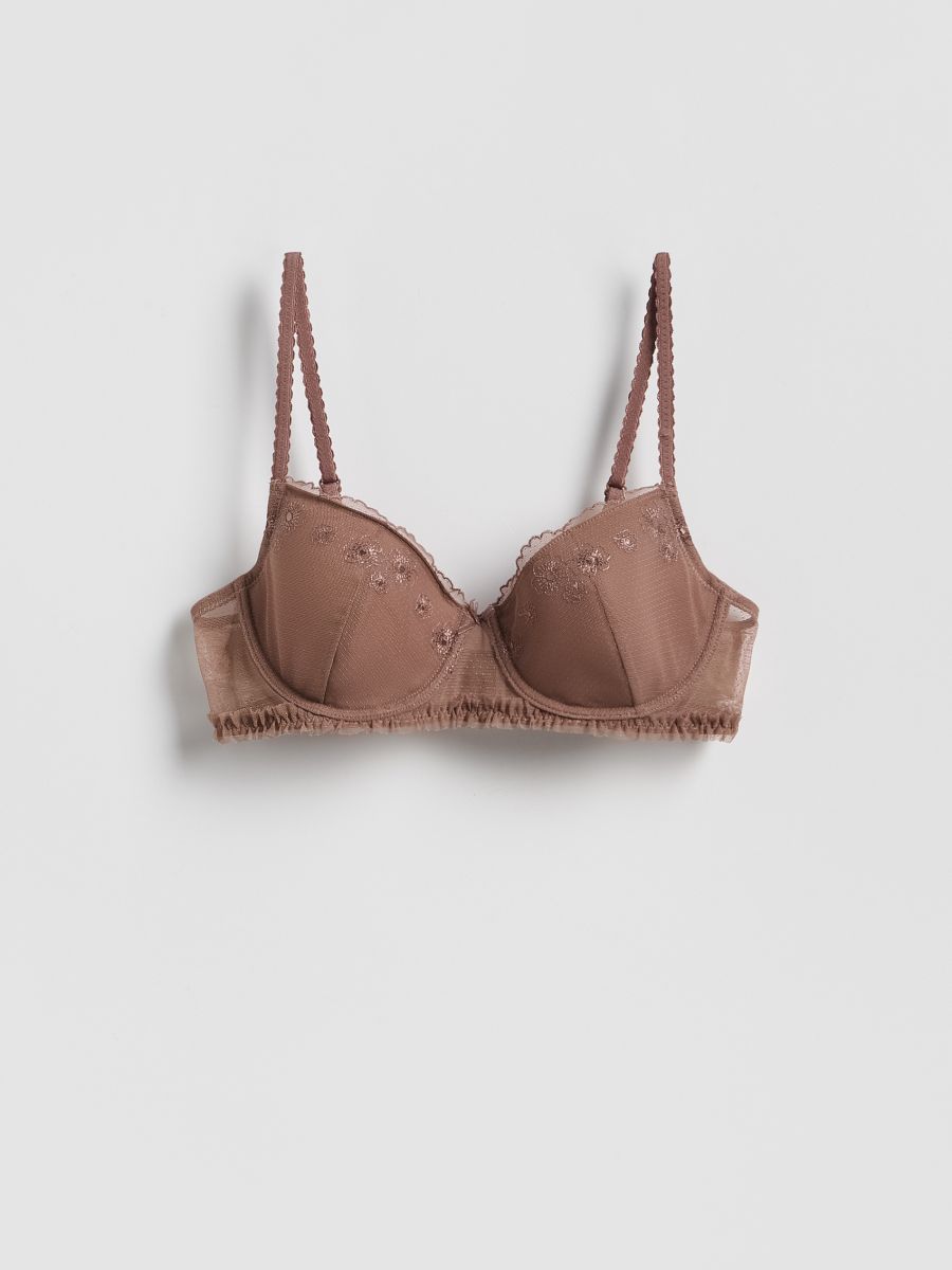 LADIES` BRASSIERE - goudbruin - RESERVED