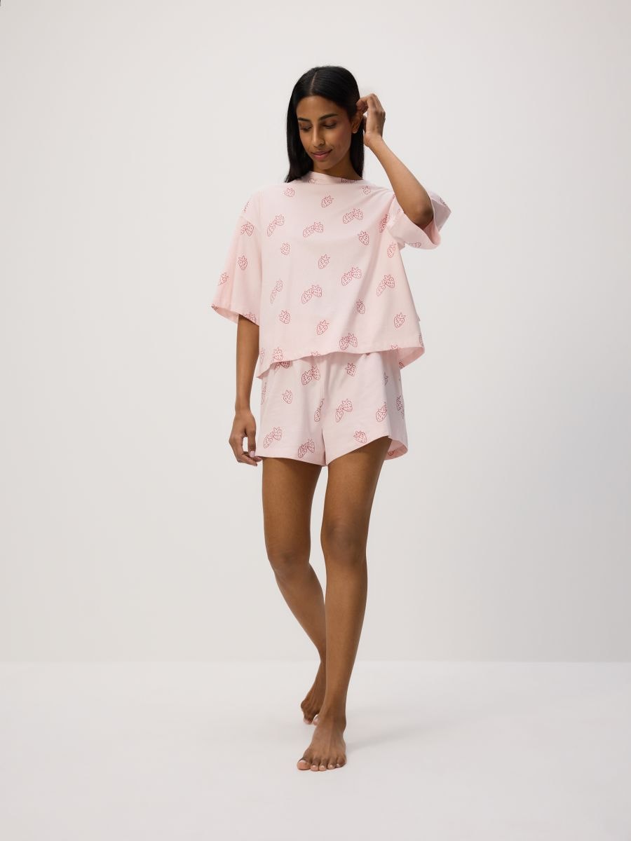 Zweiteiliges Pyjama-Set - pastellrosa - RESERVED - 2