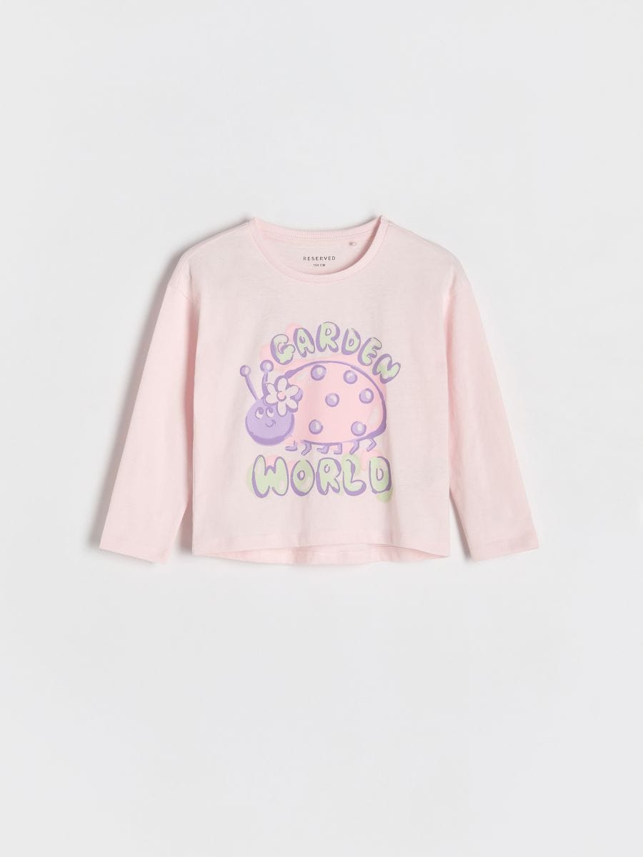 T-shirt with print - pastel pink - RESERVED - 2