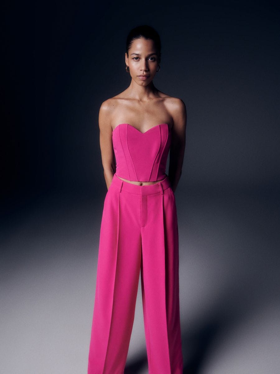 Corset top - hot pink - RESERVED - 3