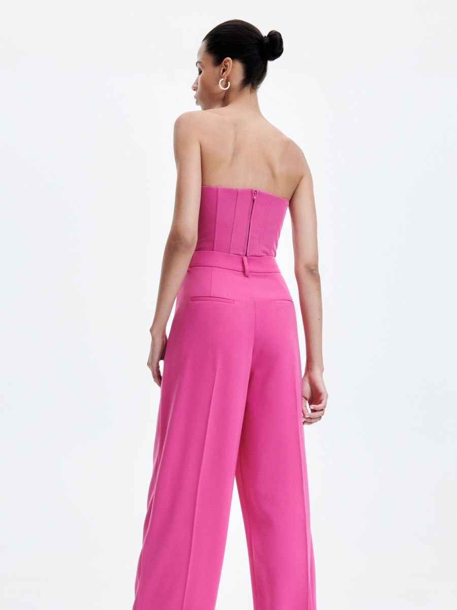 Corset top - hot pink - RESERVED - 6