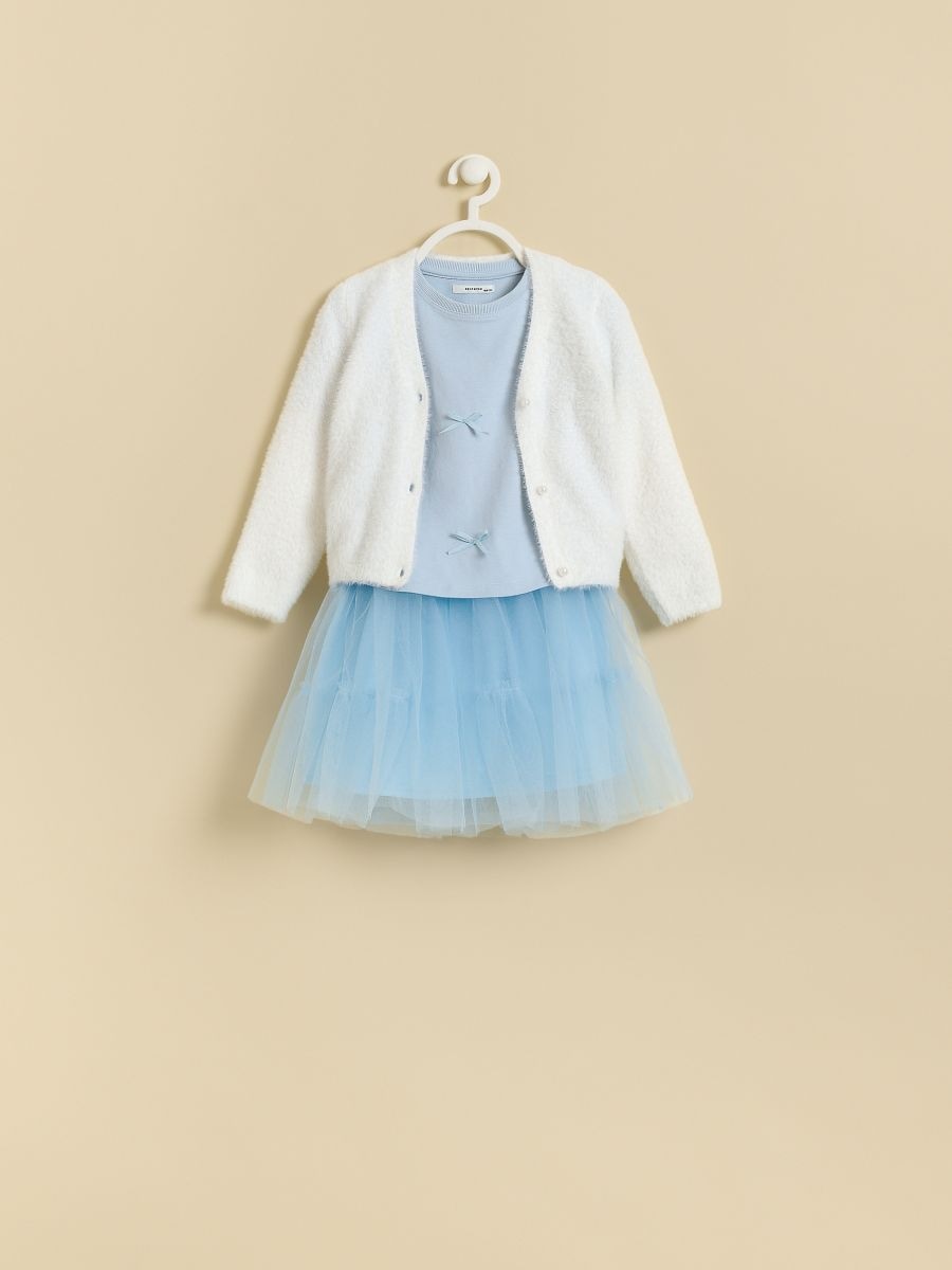 Tulle skirt - light turquoise - RESERVED