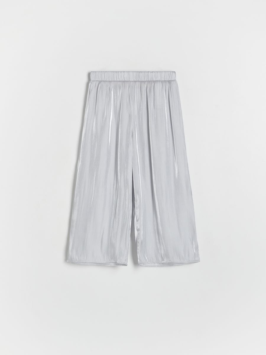 GIRLS` TROUSERS - light grey - RESERVED