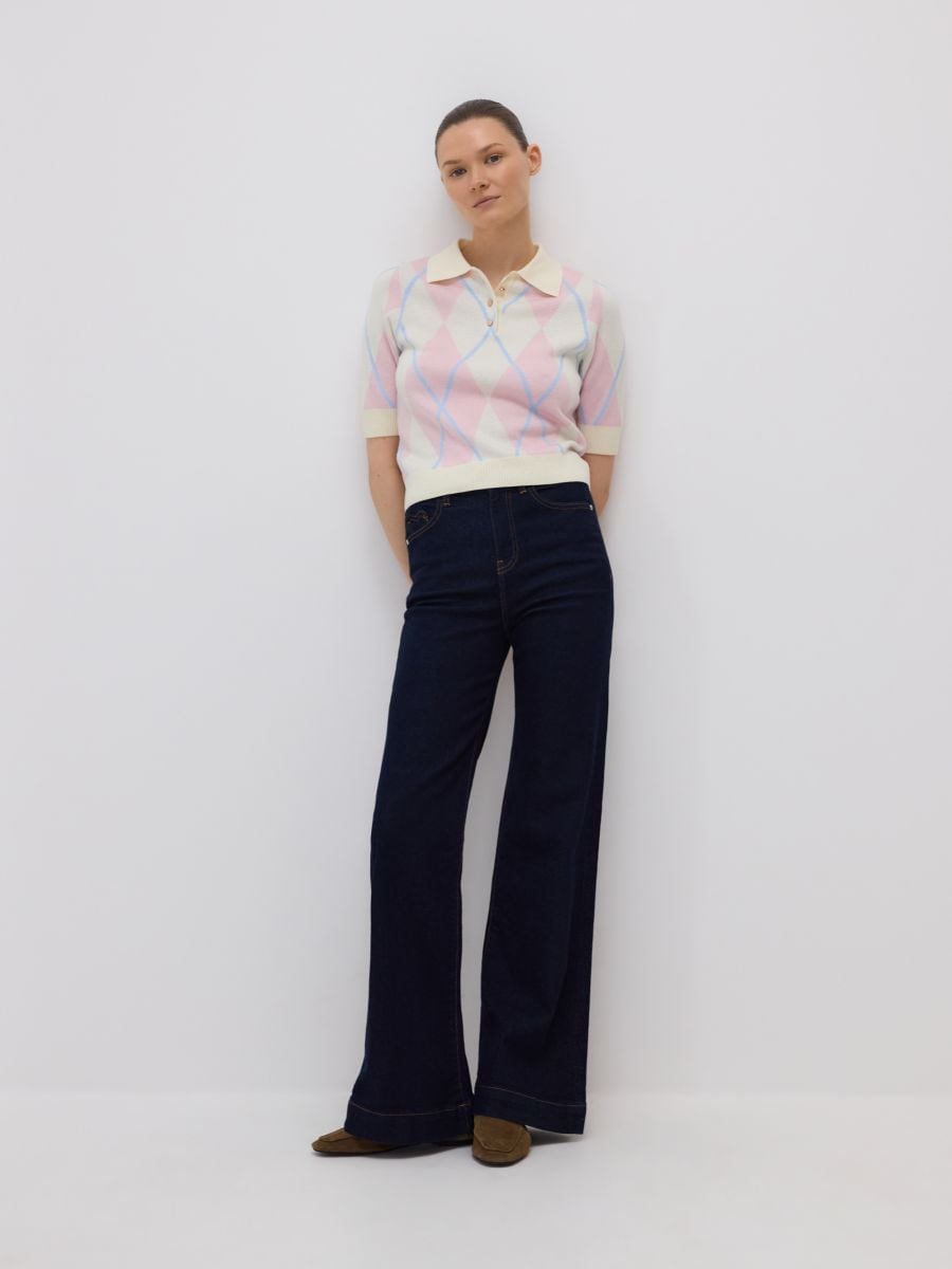 Jumper with collar - pastel pink - RESERVED - 4