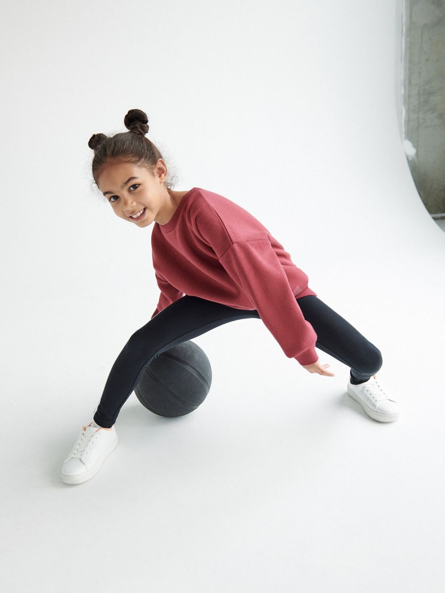 Leggings with side stripes - black - RESERVED - 5