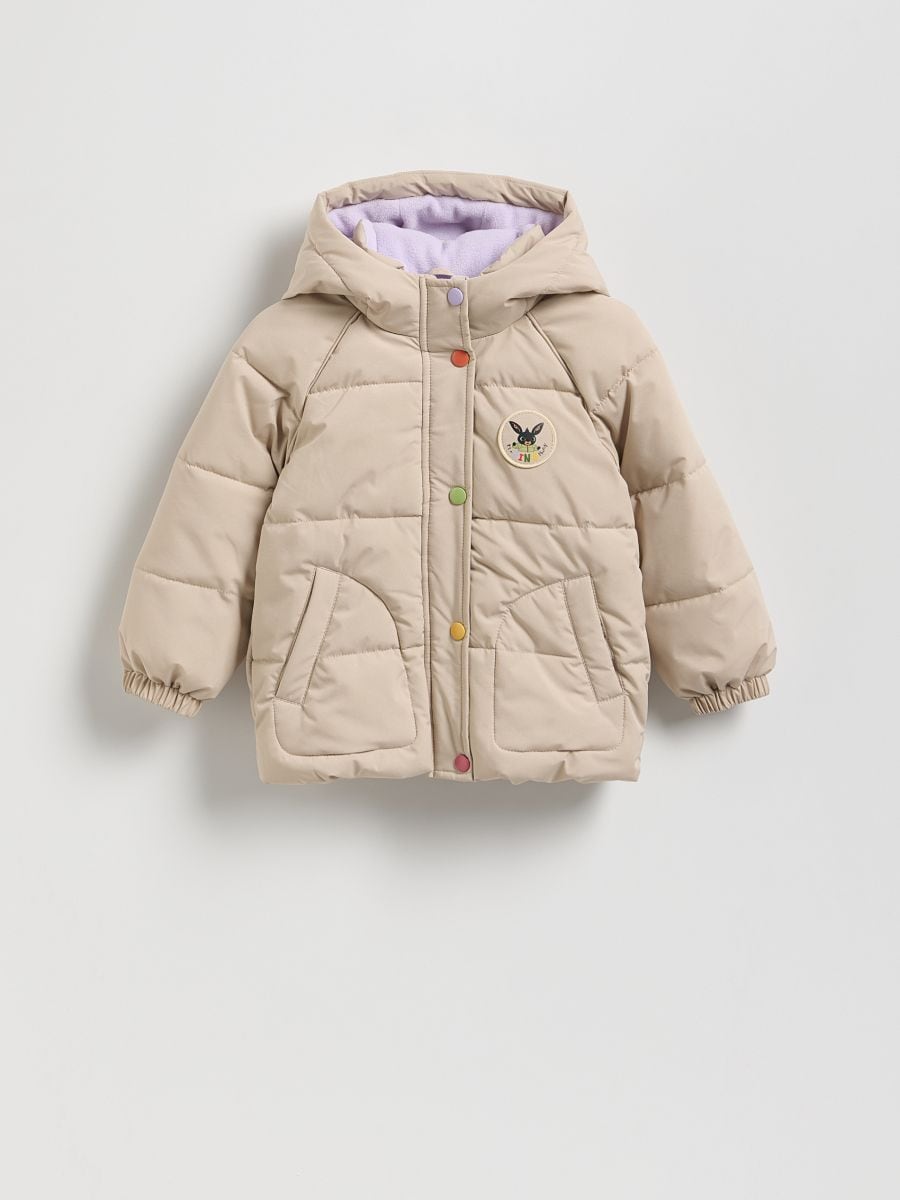 Bing quilted jacket - beige - RESERVED