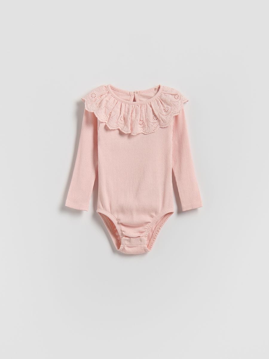 Bodi s kragnom - roze - RESERVED