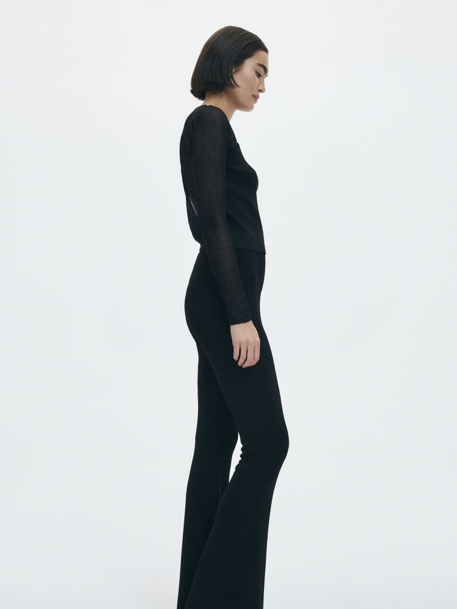 Viscose blend blouse - black - RESERVED - 7